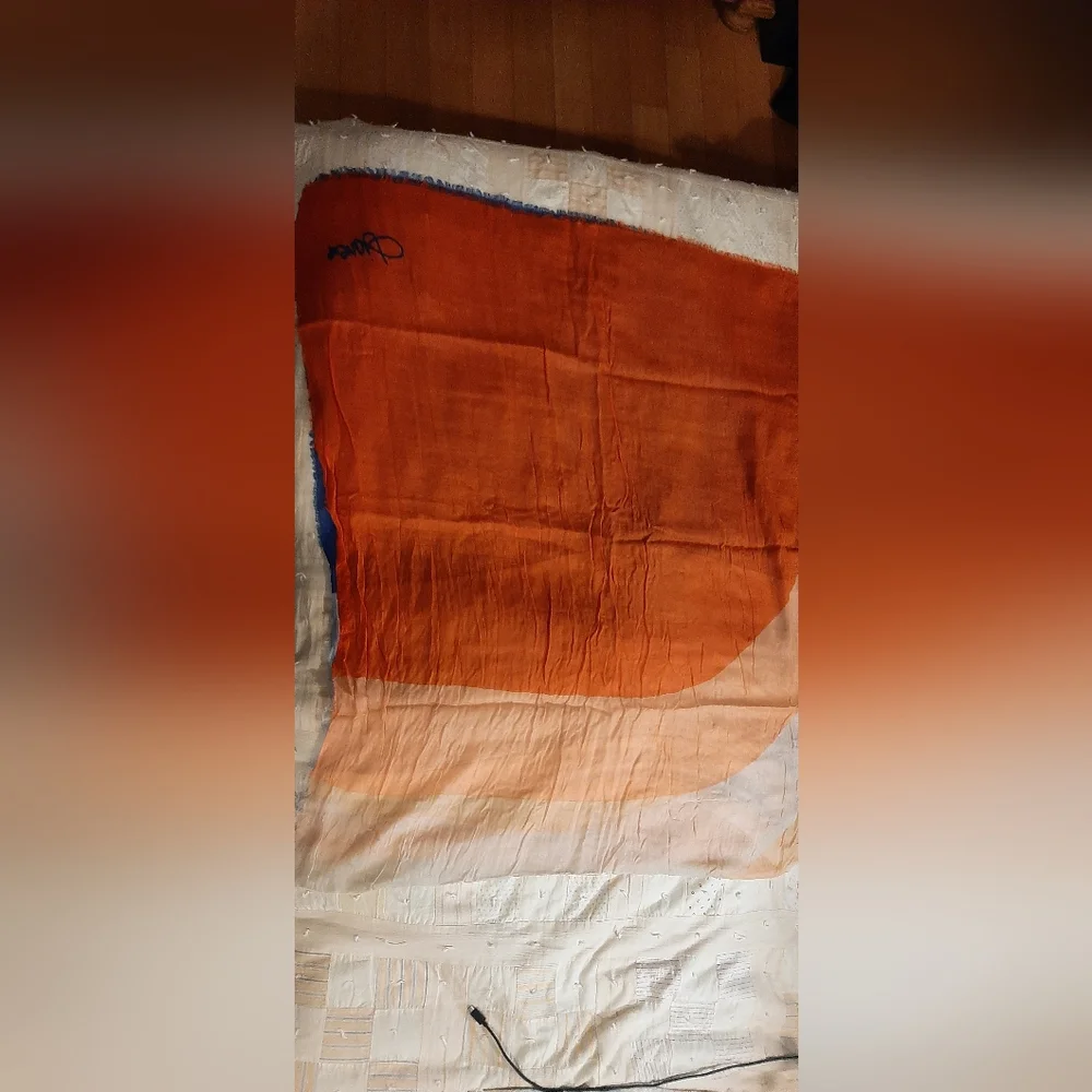 Diane Von Furstenberg | Orange/Blue Wrap/Scarf